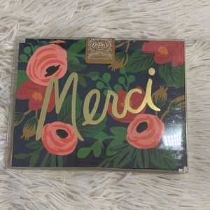 Rifle Paper Co. Merci Thank You Cards Note Set